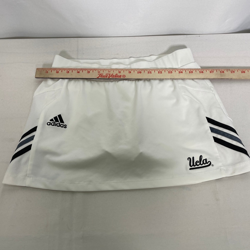 UCLA Bruins Adidas Climalite White Team Issue Tennis Skort Skirt Women's SMALL - Picture 9 of 9